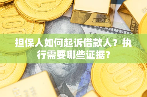 北京担保人如何起诉借款人？执行需要哪些证据？
