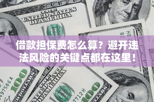 北京借款担保费怎么算？避开违法风险的关键点都在这里！