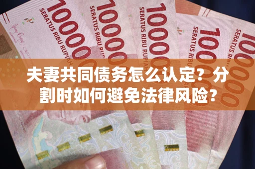 北京夫妻共同债务怎么认定？分割时如何避免法律风险？